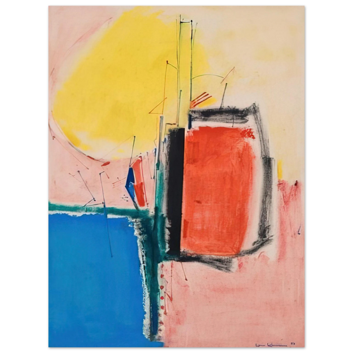 Hans Hofmann - Composition No. 1 75x100 cm / 30x40inches Fine Art Poster