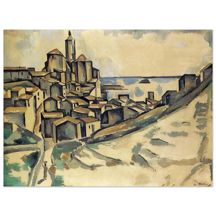 Andre Derain - LANDSCAPE AT CADAQUES 75x100 cm / 30x40inches Fine Art Poster