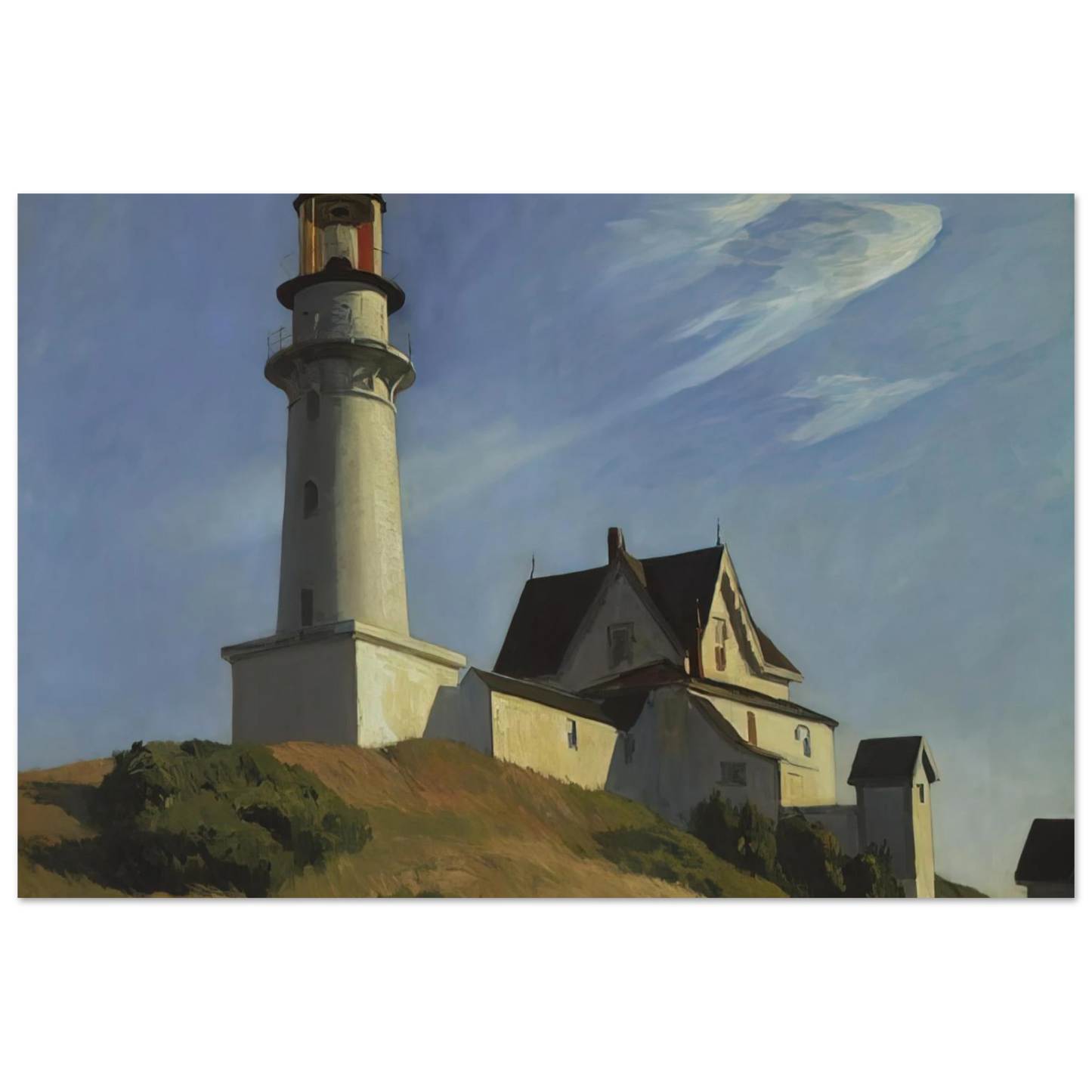 Edward Hopper - Lighthouse at Two Lights Fine Art Poster