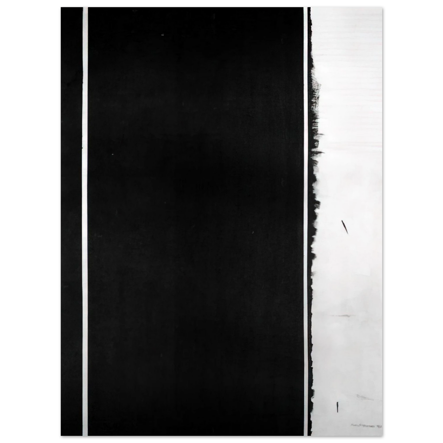 Barnett Newman - The Station of the Cross - Twelfh Station 75x100 cm / 30x40inches Fine Art Poster