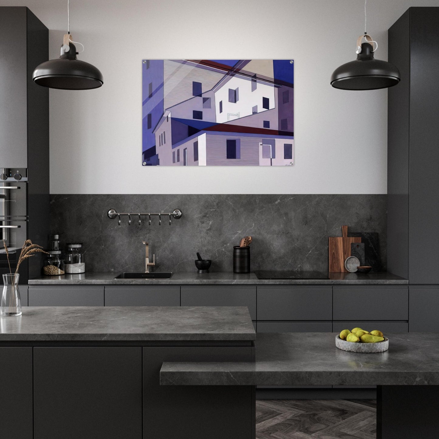 On A Shaker Theme #2 - Precisionism - Charles Sheeler Acrylic Print - 70x100 cm / 28x40″ inches
