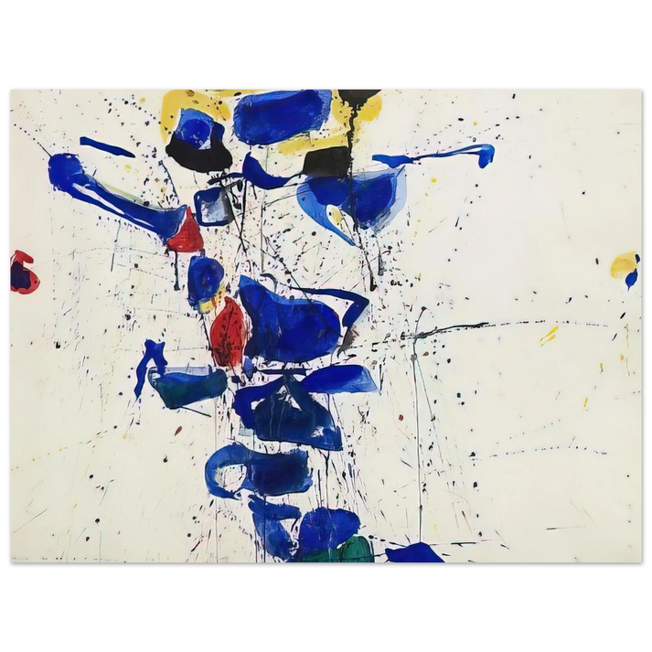 Sam Francis - Untitled SF59-531 75x100 cm / 30x40inches Fine Art Poster