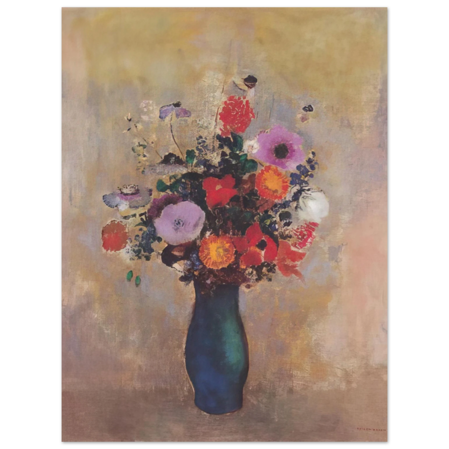 Odilon Redon - WILDFLOWERS 75x100 cm / 30x40inches Fine Art Poster