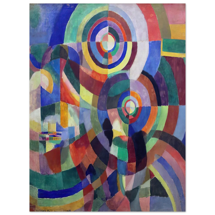Sonia Delaunay - ELECTRIC PRISMS 1 75x100 cm / 30x40inches Fine Art Poster