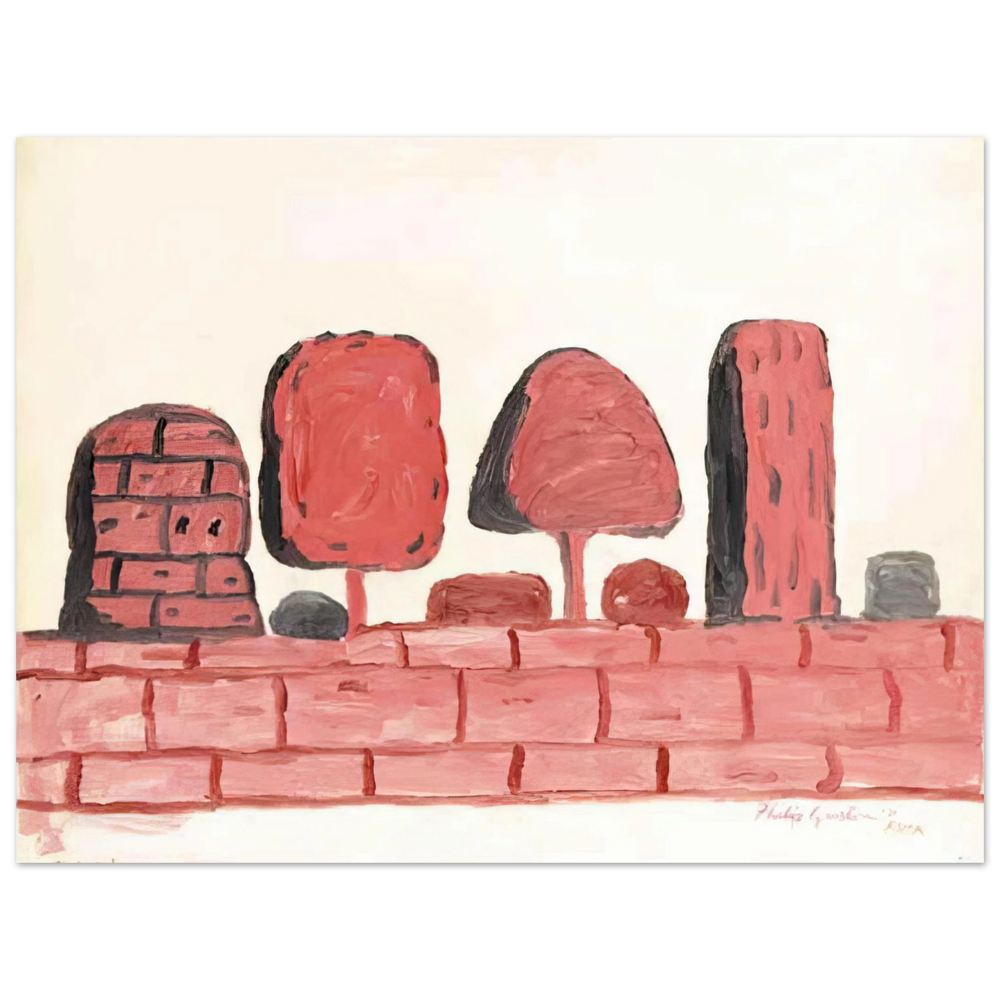 Philip Guston - ROMA 75x100 cm / 30x40inches Fine Art Poster