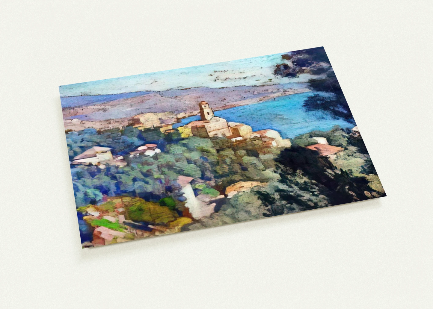 MORTULA AT GRIMALDI By Theo van Rysselberghe Pack of 10 Post Cards | Theo van Rysselberghe Post Cards | A6 (10.5 x 14.8 cm) - 4.1 x 5.8 inches