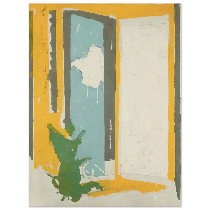 Mario Schifano - Interno Esterno - 1976 75x100 cm / 30x40inches Fine Art Poster
