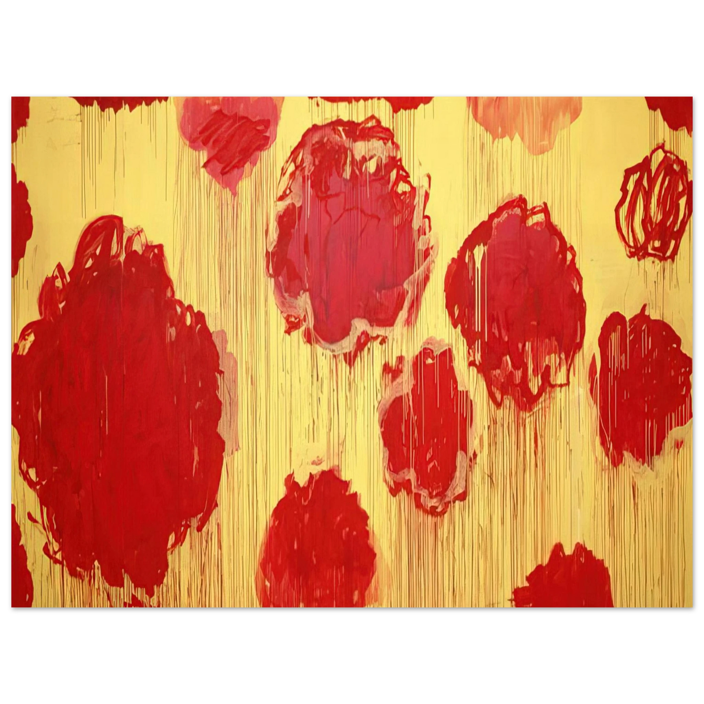 Cy Twombly - Untitled Peonias series 75x100 cm / 30x40inches Fine Art Poster