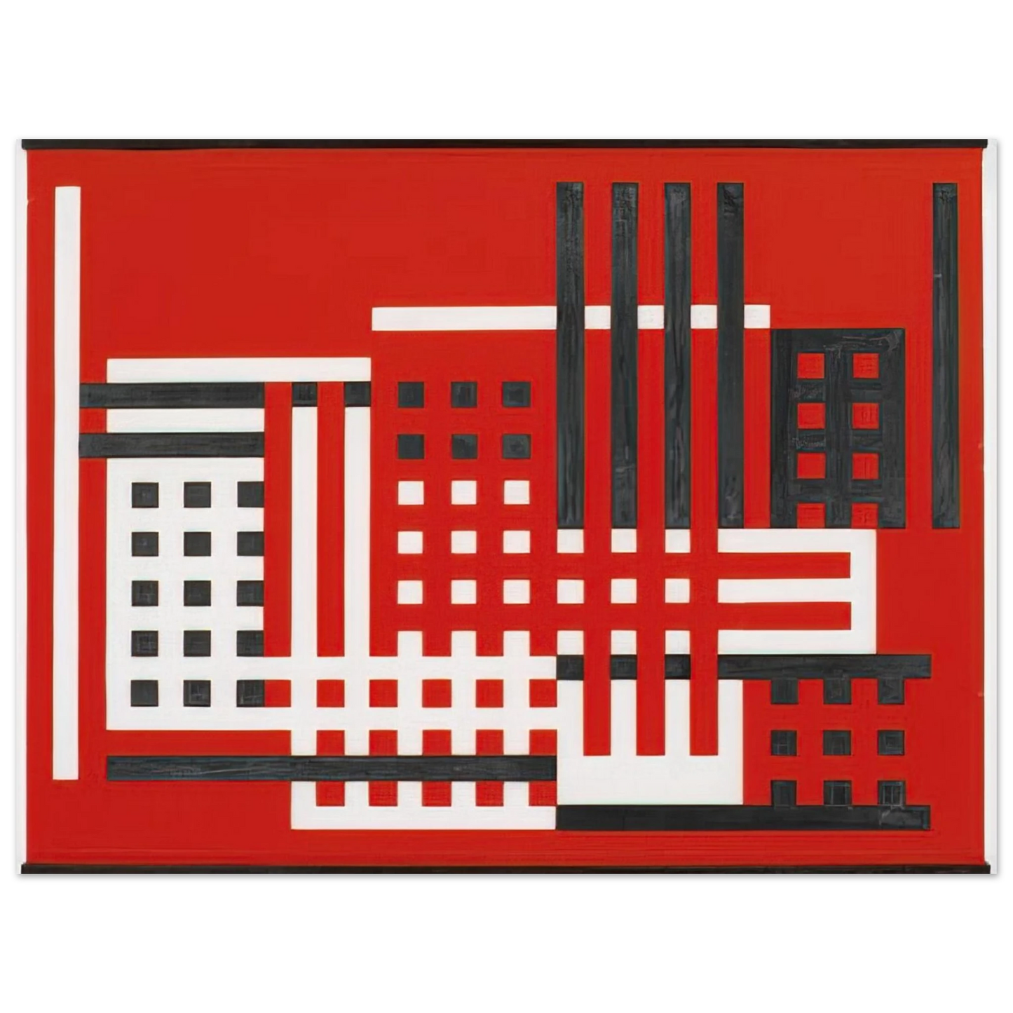 Josef Albers - FACTORY 1925 75x100 cm / 30x40inches Fine Art Poster