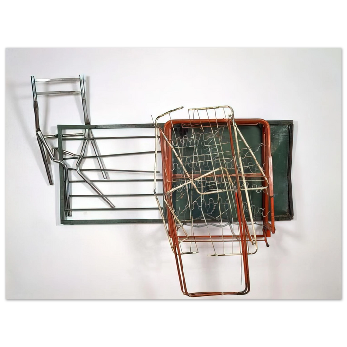 Robert Rauschenberg - GREENHOUSE GLUT NEAPOLITAN 1987 75x100 cm / 30x40inches Fine Art Poster