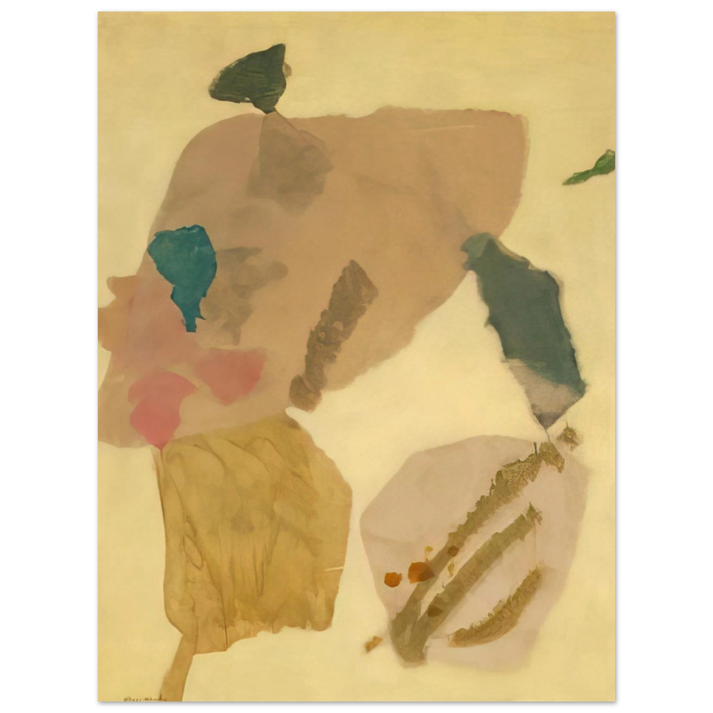 Kenzo Okada - Lemon Yellow - 1950 75x100 cm / 30x40inches Fine Art Poster