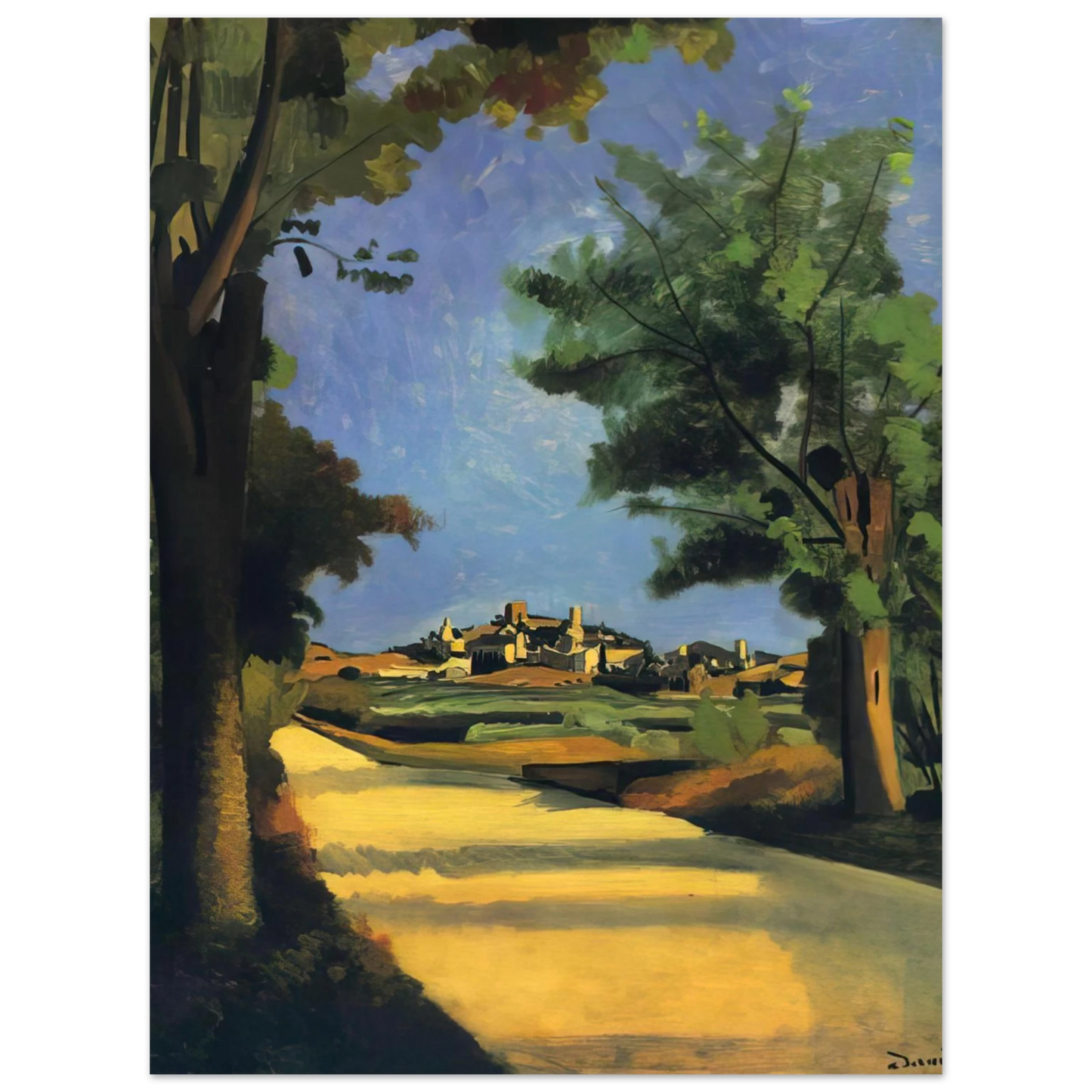 Andre Derain - THE ROAD 1932 75x100 cm / 30x40inches Fine Art Poster