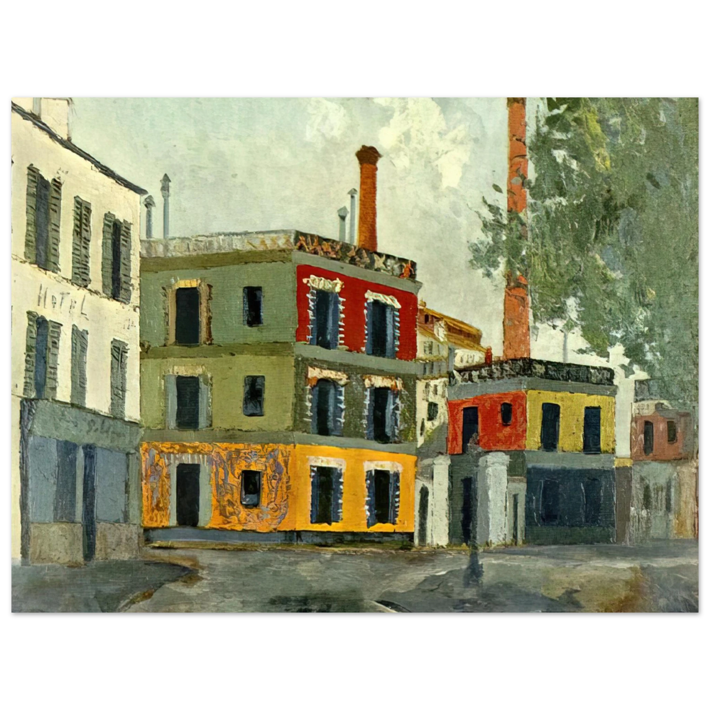 Maurice Utrillo - FACTORY 75x100 cm / 30x40inches Fine Art Poster