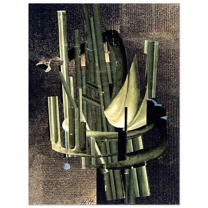 Hannah Hoch - RAUMFAHRT 1956 75x100 cm / 30x40inches Fine Art Poster