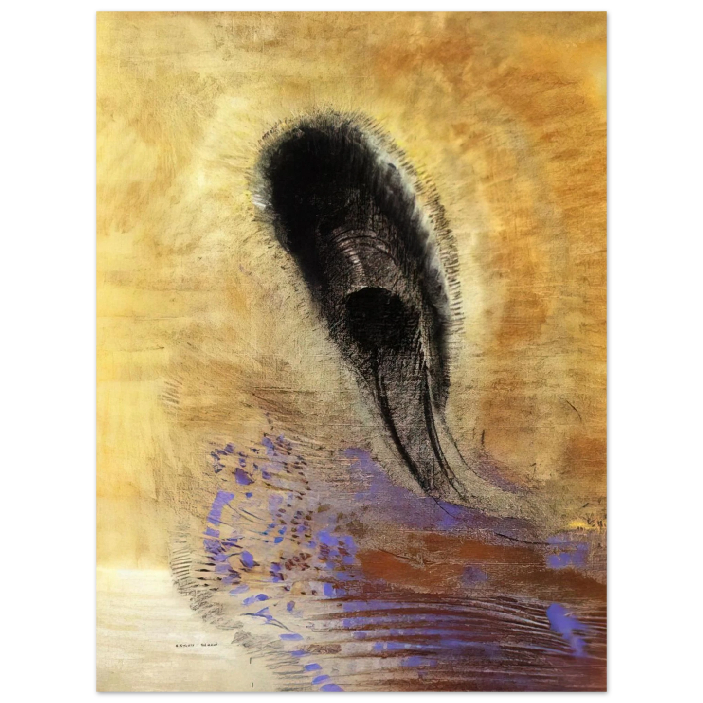 Odilon Redon - UNDERWATER VISION 1 75x100 cm / 30x40inches Fine Art Poster