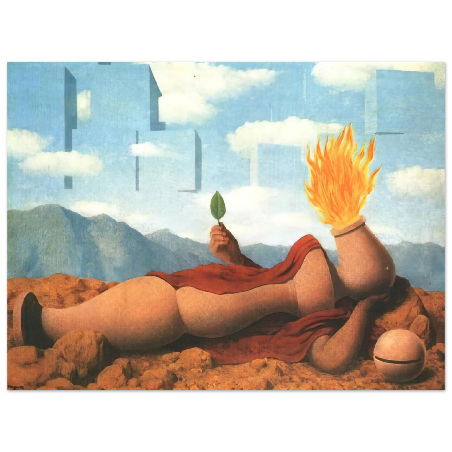 Rene Magritte - ELEMENTARY COSMOGONY 1949 75x100 cm / 30x40inches Fine Art Poster