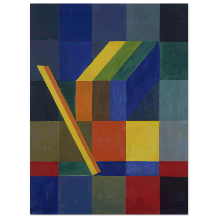 Johannes Itten - Space Composition I - 1944 75x100 cm / 30x40inches Fine Art Poster