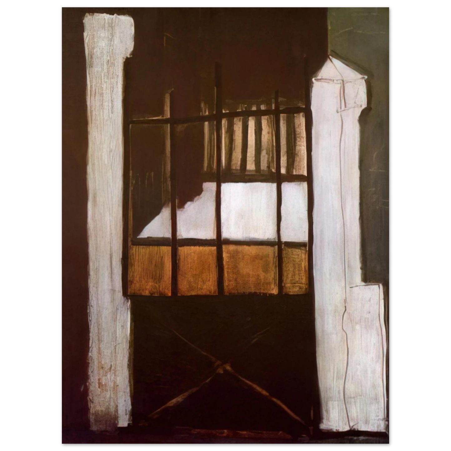 Maria Helena Vieira da Silva - Villa des Camélias - 1932 75x100 cm / 30x40inches Fine Art Poster