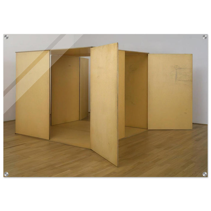 Prototype for Revolving Vane - 1968 - Charlotte Posenenske Acrylic Print - 70x100 cm / 28x40″ inches