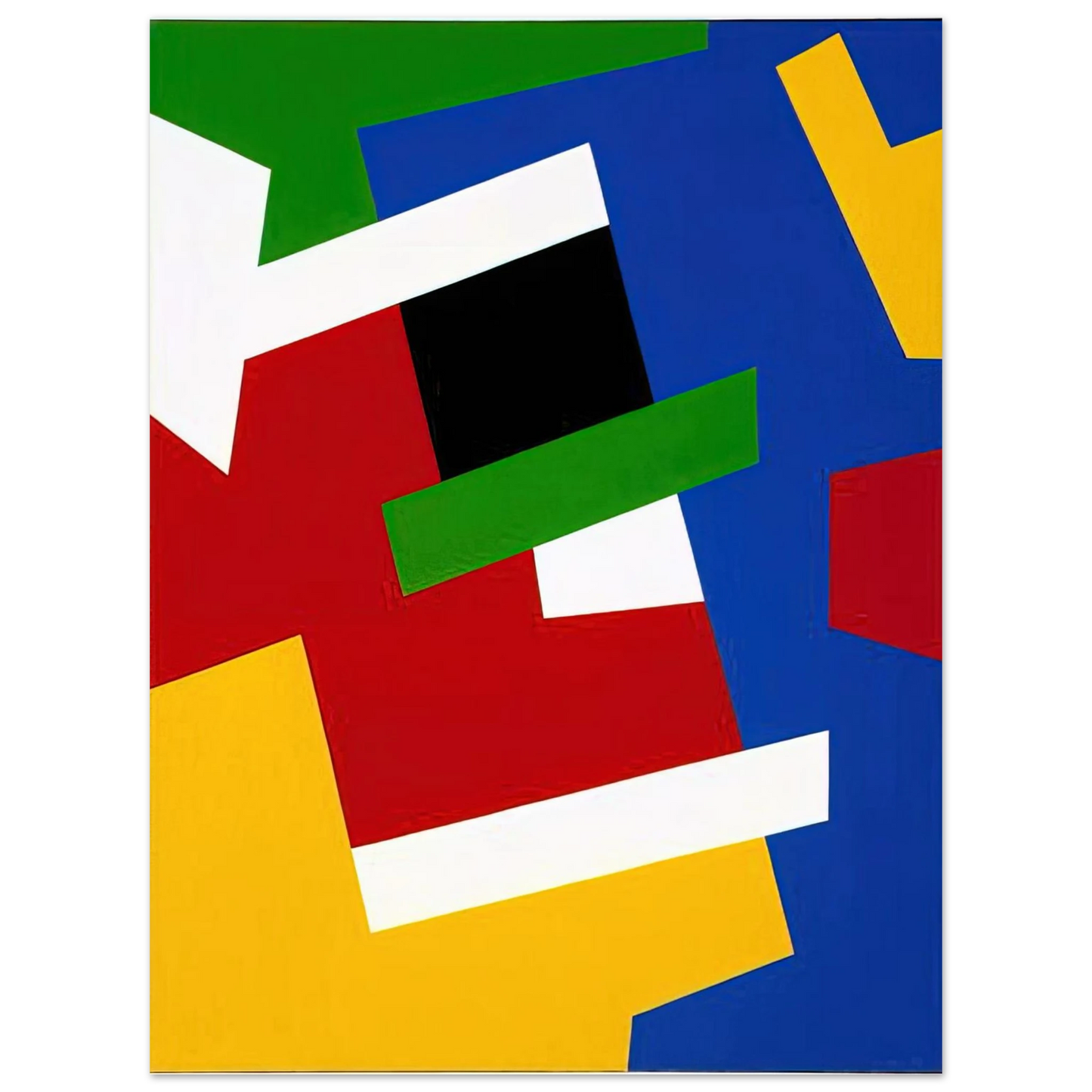 Fernand Leduc - Strates solaires 75x100 cm / 30x40inches Fine Art Poster