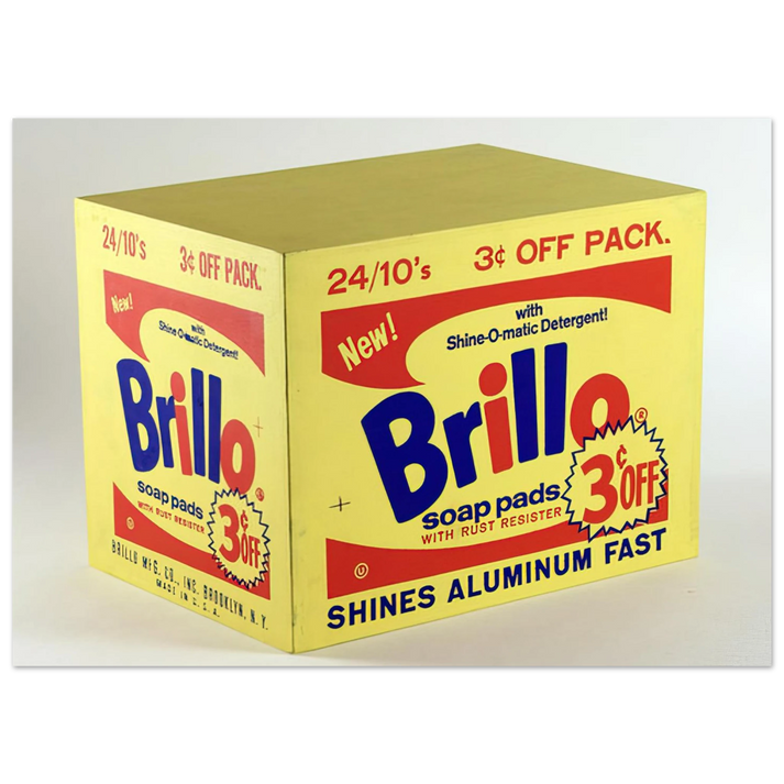 Andy Warhol - Brillo Box 3c Off Fine Art Poster