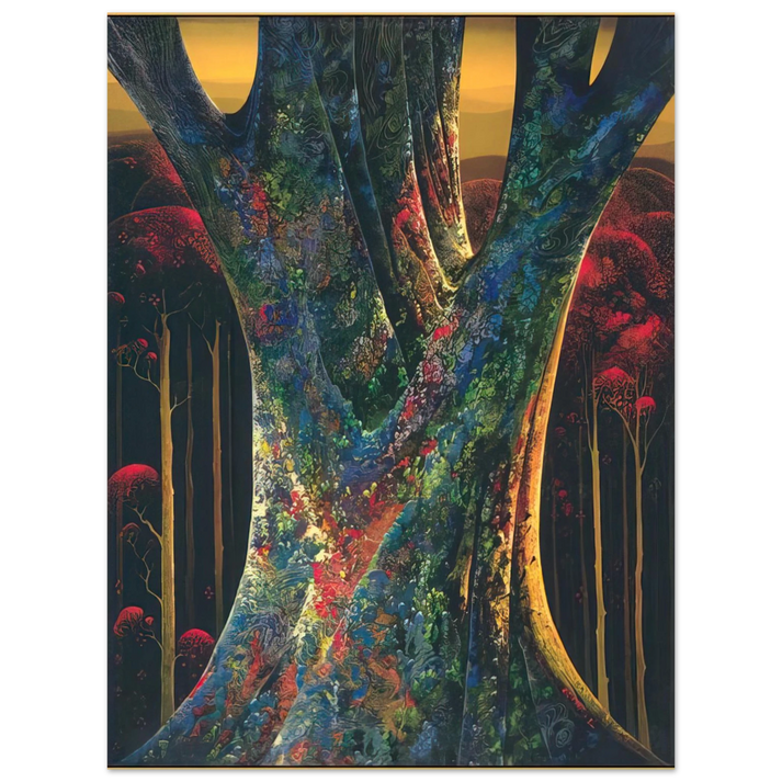 Eyvind Earle - Majestic Tree 75x100 cm / 30x40inches Fine Art Poster