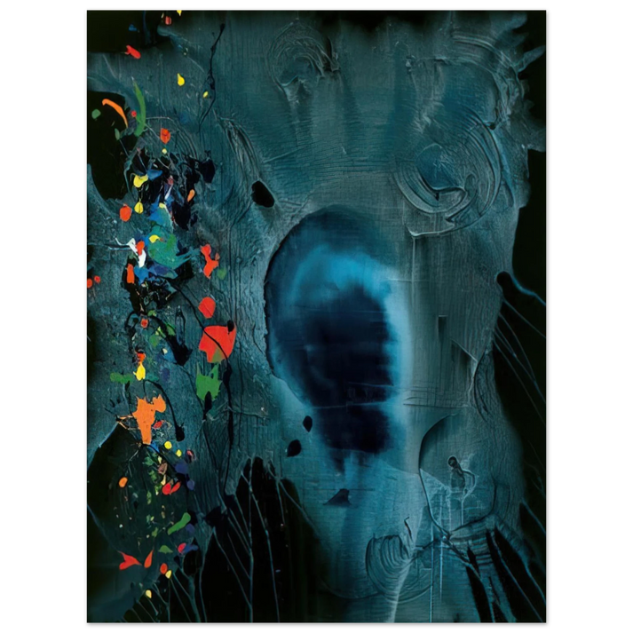 John Hoyland - Love and Grief 5.4.006 - 2006 75x100 cm / 30x40inches Fine Art Poster