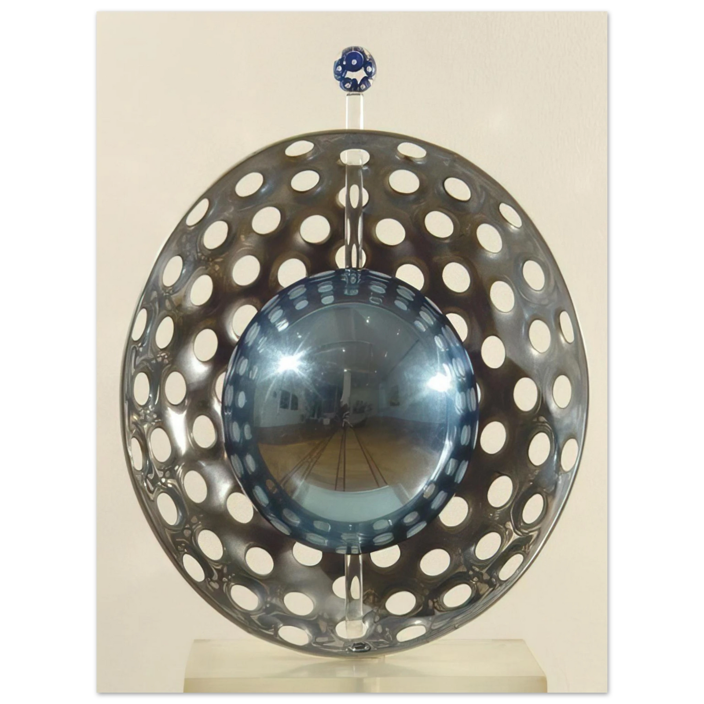 Gyula Kosice - Perforaciones con reflexion - 1967 75x100 cm / 30x40inches Fine Art Poster