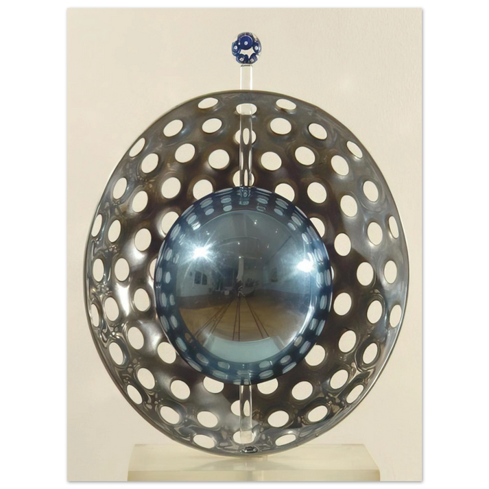 Gyula Kosice - Perforaciones con reflexion - 1967 75x100 cm / 30x40inches Fine Art Poster