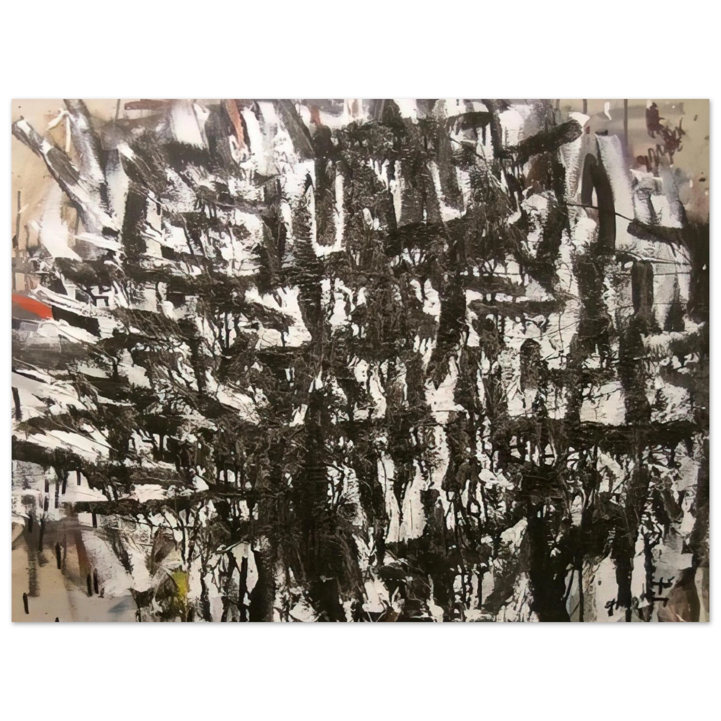 Robert Goodnough - Listen - 2005 75x100 cm / 30x40inches Fine Art Poster