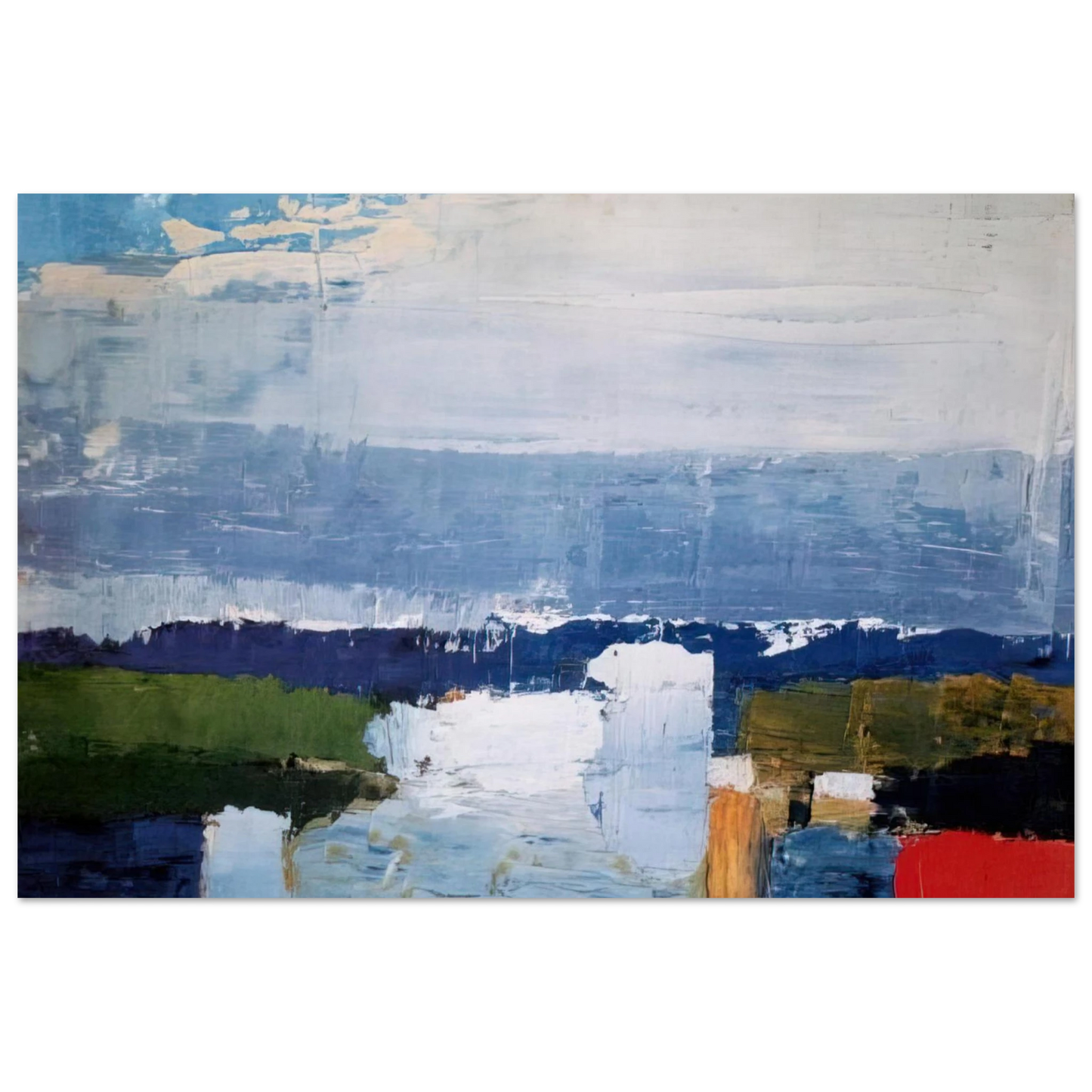 Nicolas de Stael - Paysage du midi - Art Informel Fine Art Poster