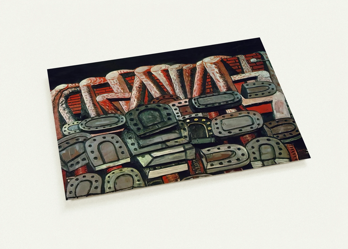 ANCIENT WALL By Philip Guston Pack of 10 Post Cards | Philip Guston Post Cards | A6 (10.5 x 14.8 cm) - 4.1 x 5.8 inches