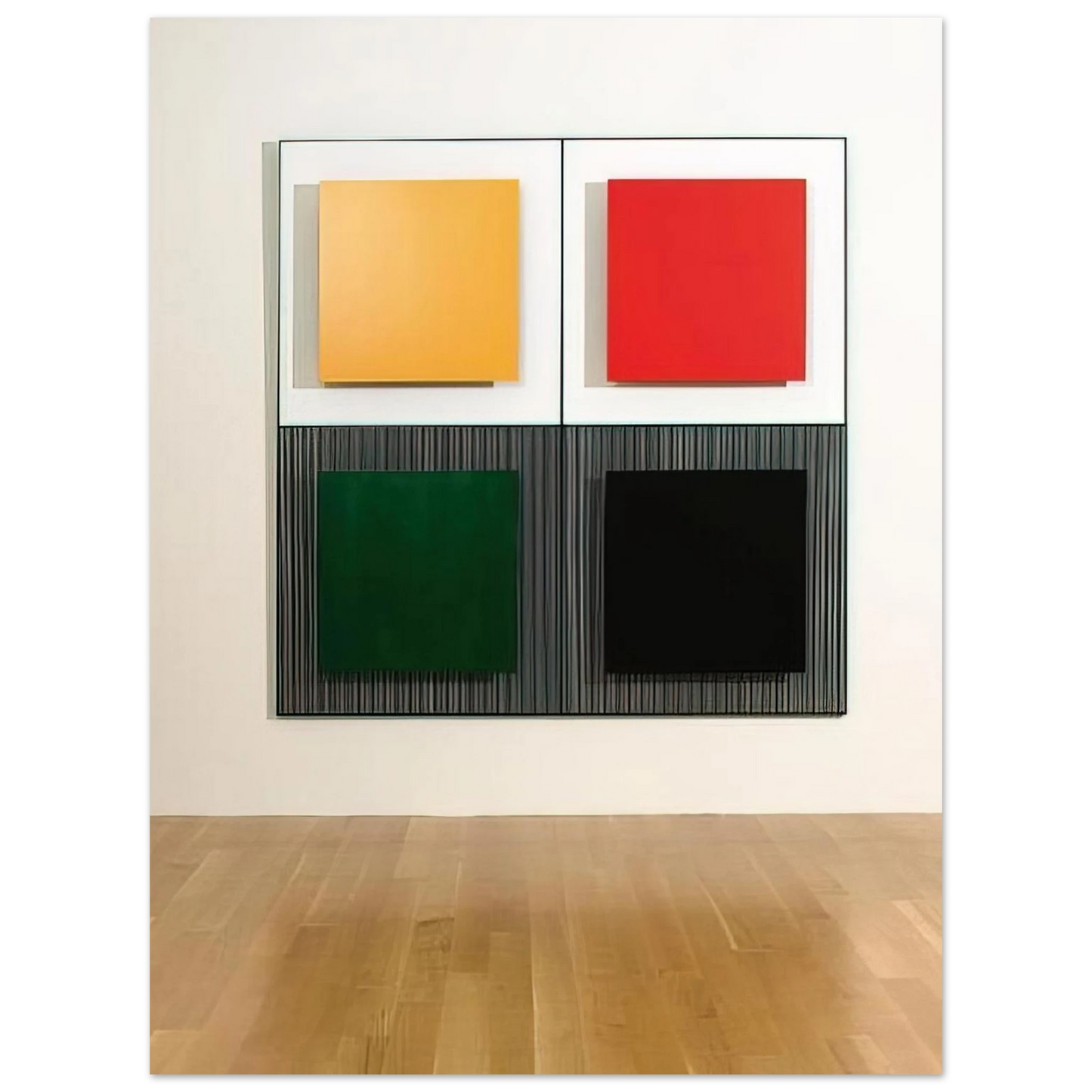 Jesus Rafael Soto - MARICHE 2 1997 75x100 cm / 30x40inches Fine Art Poster