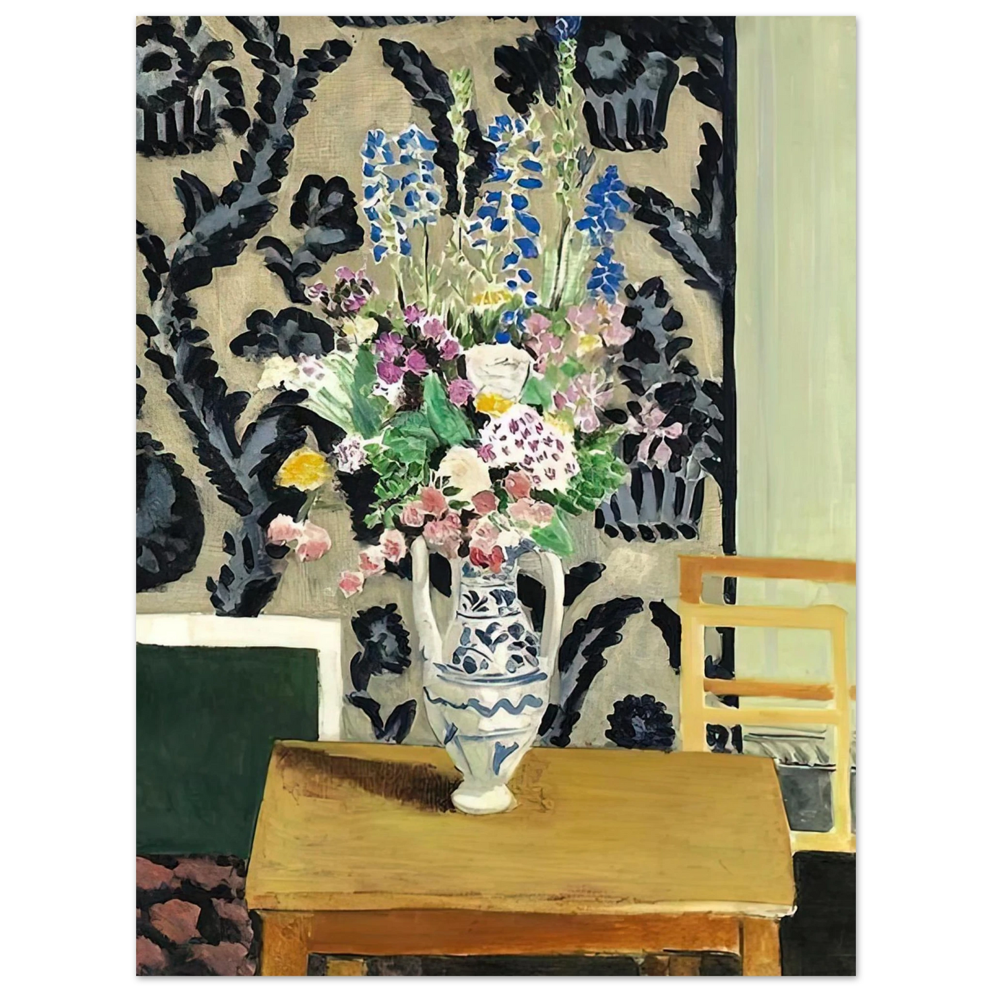 Henri Matisse - BOUQUET DE FLEURS POUR LE QUATORZE JUILLET 1919 75x100 cm / 30x40inches Fine Art Poster