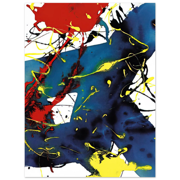 Sam Francis - Untitled SFP94-143 SFF 1813 75x100 cm / 30x40inches Fine Art Poster