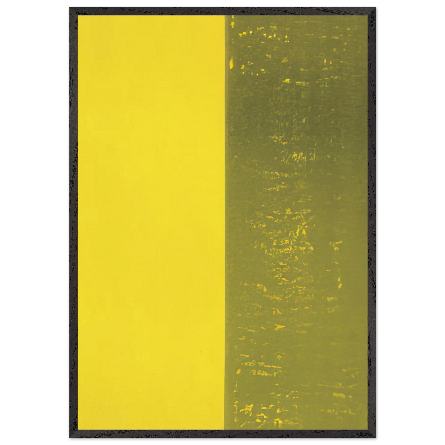 Canto Xll - Barnett Newman 70x100 cm / 28x40 inches Framed Art Print – Black Wooden Frame