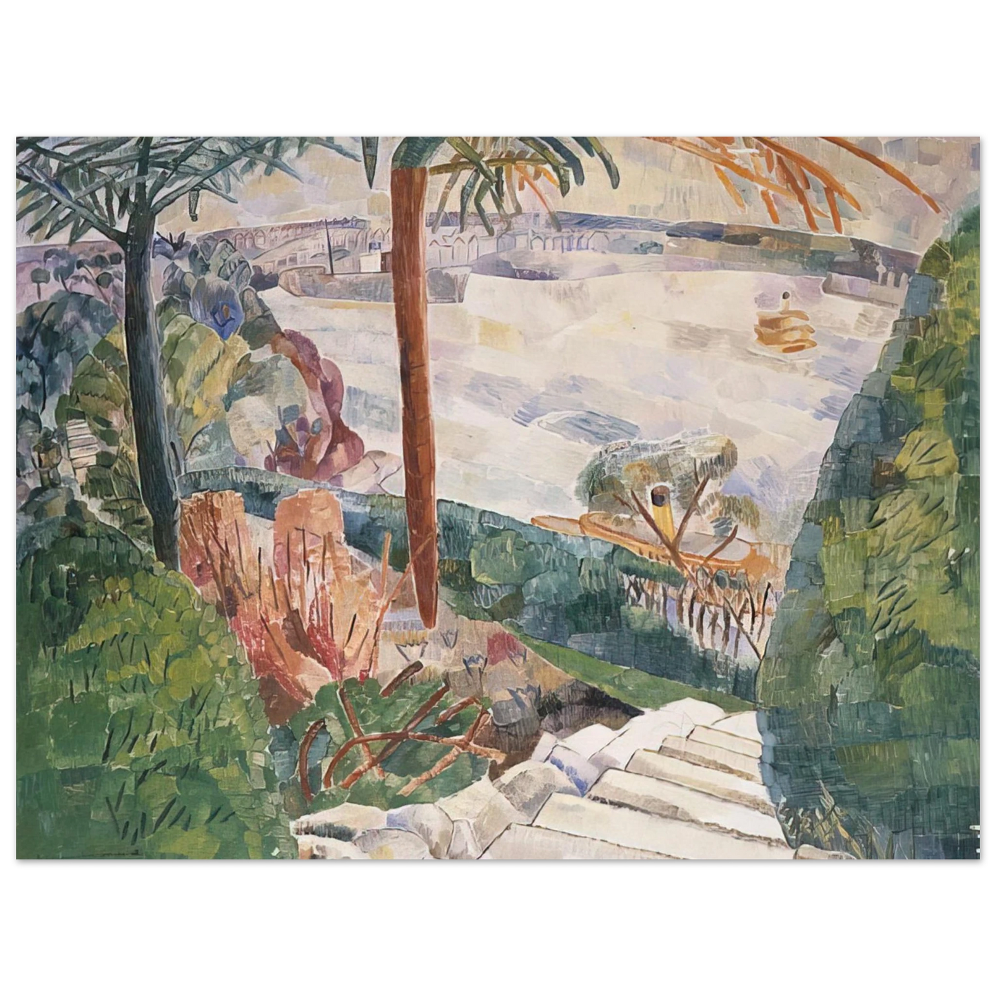 Grace Cossington Smith - Harbour from Kirribilli - 1937 75x100 cm / 30x40inches Fine Art Poster