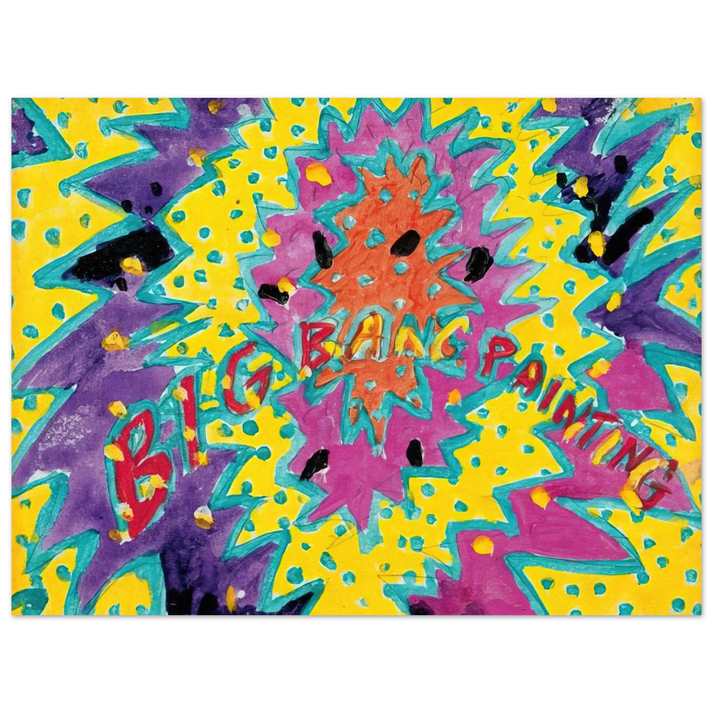 Paul Thek - Big Bang Painting - 1988 75x100 cm / 30x40inches Fine Art Poster