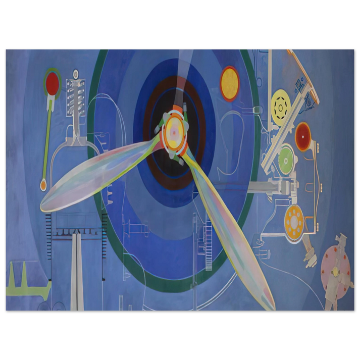 Sonia Delaunay - HELICE DECORATION POUR LE PALAIS DE L AIR EXPOSITION INTERNATIONALE DES ARTS ET DES TECHNIQUES DANS 1937 75x100 cm / 30x40inches Fine Art Poster