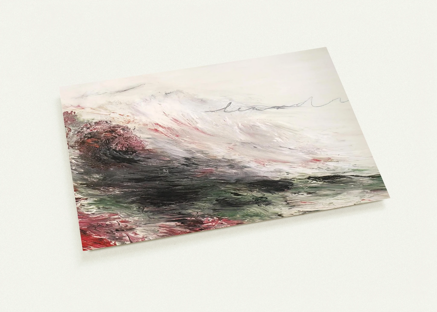 Hero and Leandro A Painting in Four Parts Part I By Cy Twombly Pack of 10 Post Cards | Cy Twombly Post Cards | A6 (10.5 x 14.8 cm) - 4.1 x 5.8 inches