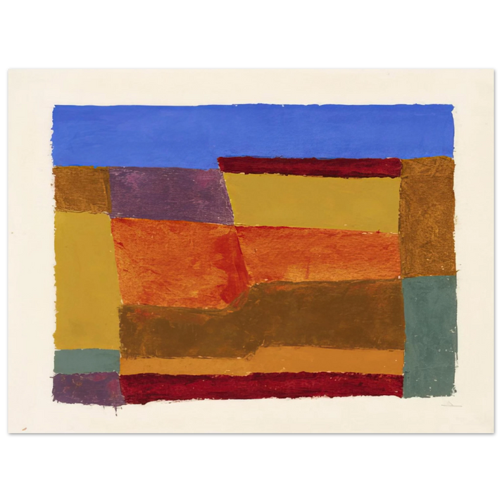 Josef Albers - STUDY FOR LAYERED 1940 75x100 cm / 30x40inches Fine Art Poster
