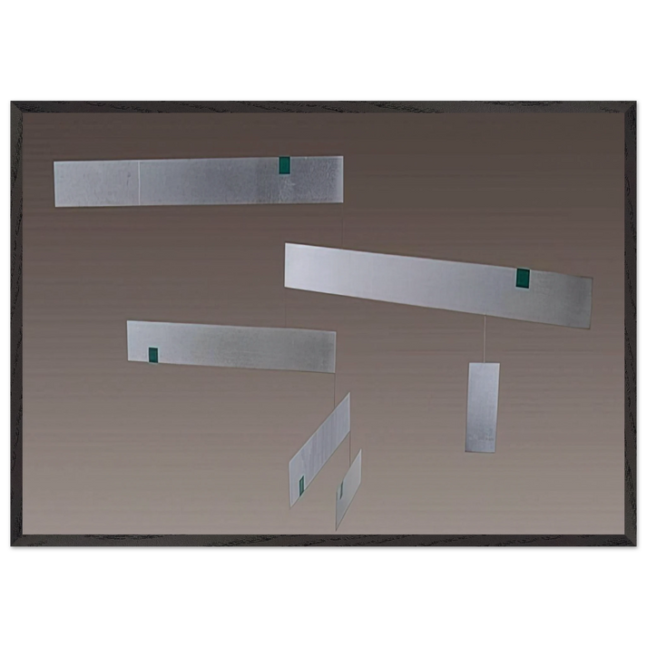 Macchina inutile - 1956 - Bruno Munari 70x100 cm / 28x40 inches Framed Art Print – Black Wooden Frame