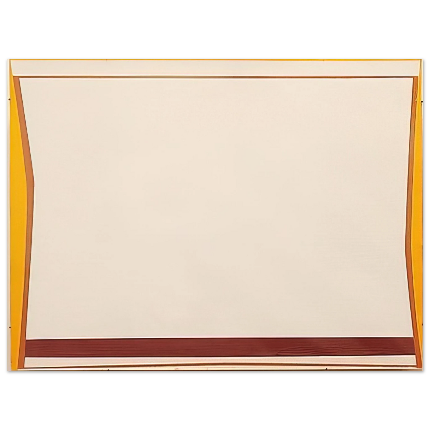 Larry Zox - White 7 - 1963 75x100 cm / 30x40inches Fine Art Poster
