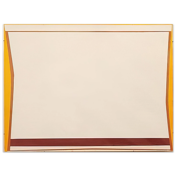 Larry Zox - White 7 - 1963 75x100 cm / 30x40inches Fine Art Poster