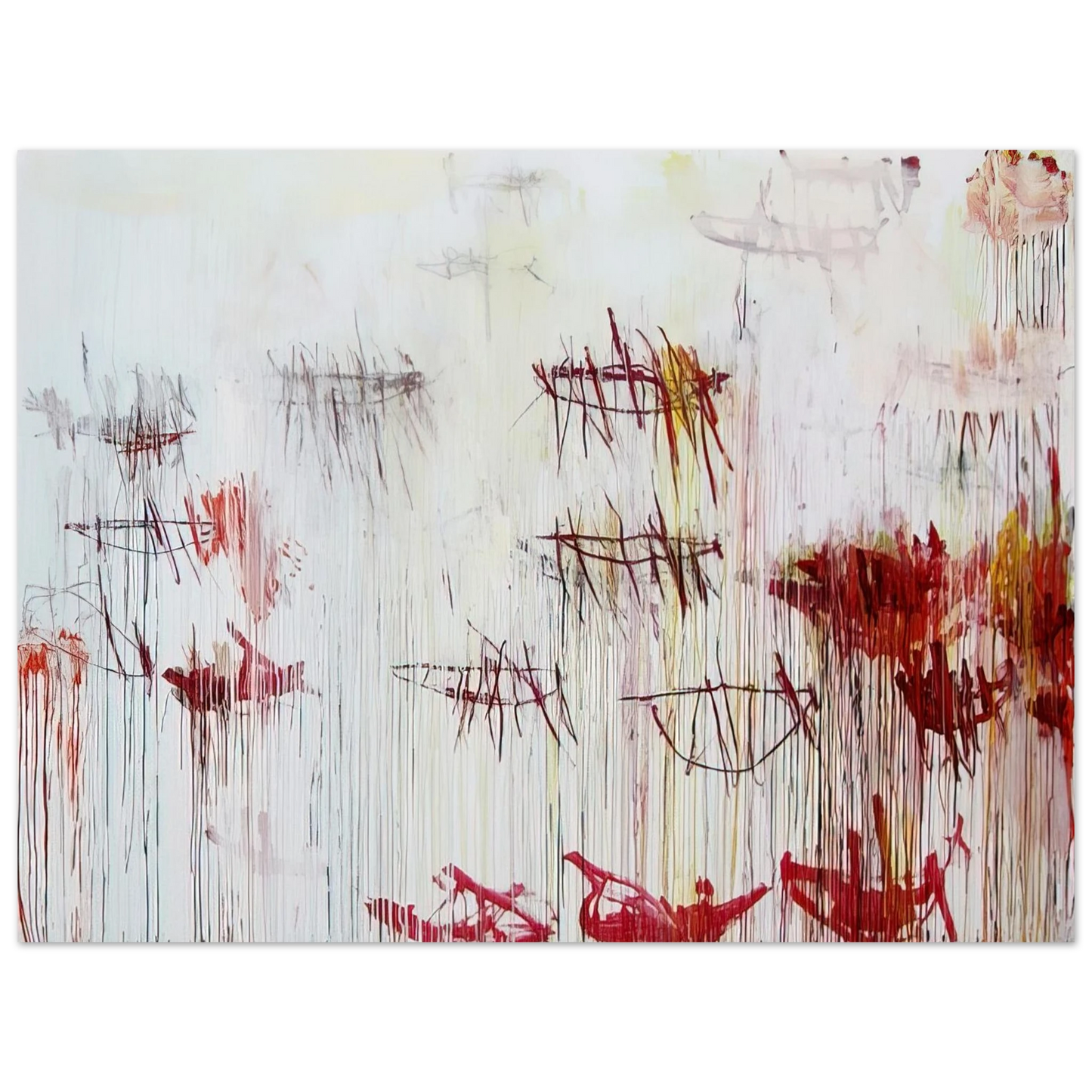 Cy Twombly - Lepanto, Part IX 75x100 cm / 30x40inches Fine Art Poster