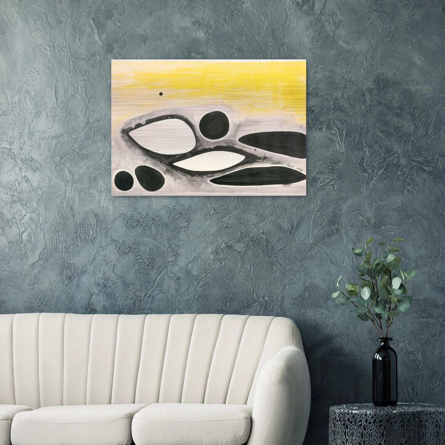 UNTITLED 1946 0 - Alexander Calder Brushed Aluminum Print - 70x100 cm / 28x40 inches | Alexander Calder Aluminum Print | Alexander Calder Prints