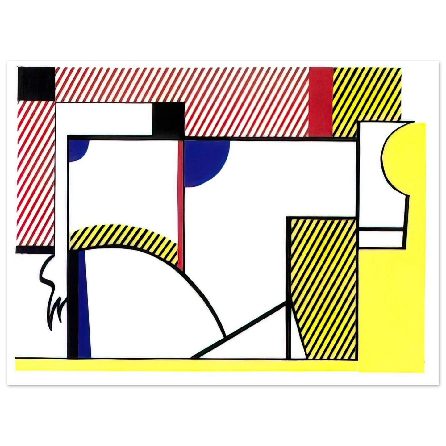 Roy Lichtenstein - BULL VI 1973 75x100 cm / 30x40inches Fine Art Poster