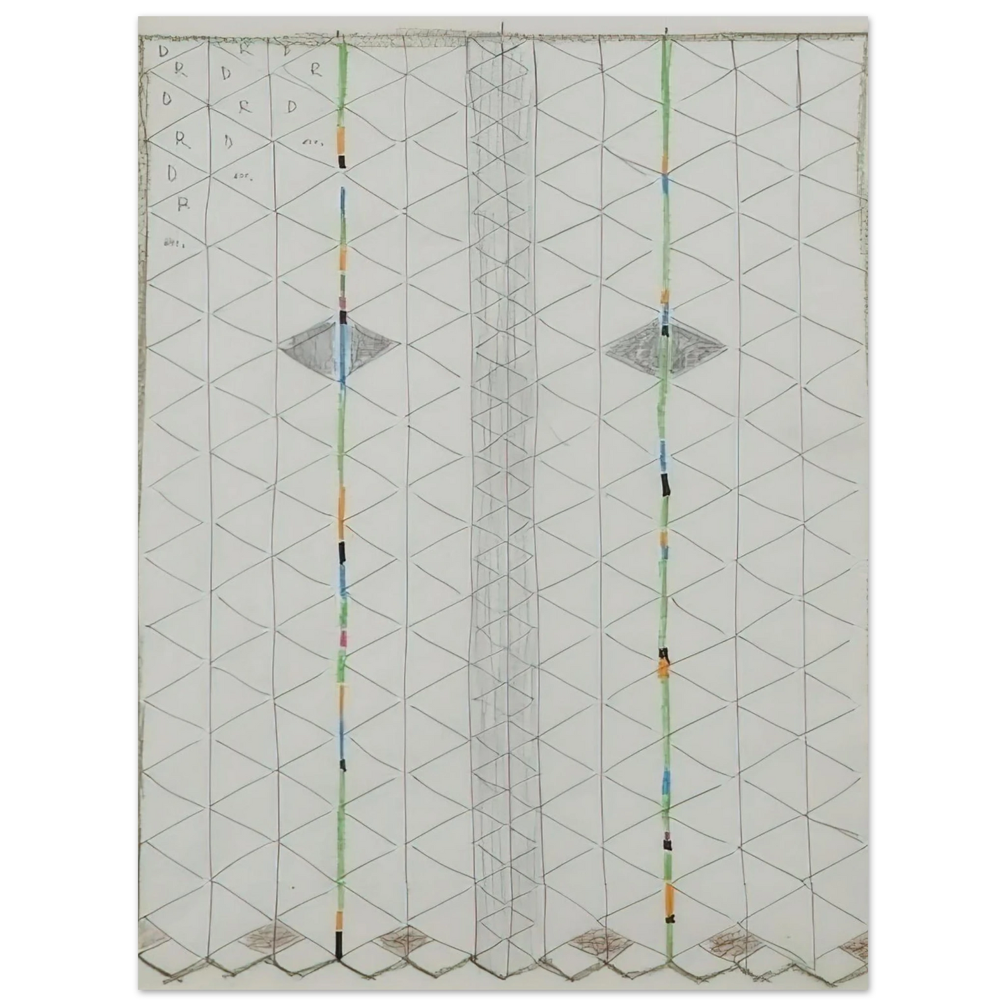Bruno Munari - Untitled 1 - 1984 75x100 cm / 30x40inches Fine Art Poster