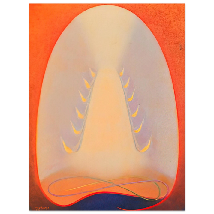 Agnes Lawrence Pelton - Mount of Flame - 1932 75x100 cm / 30x40inches Fine Art Poster