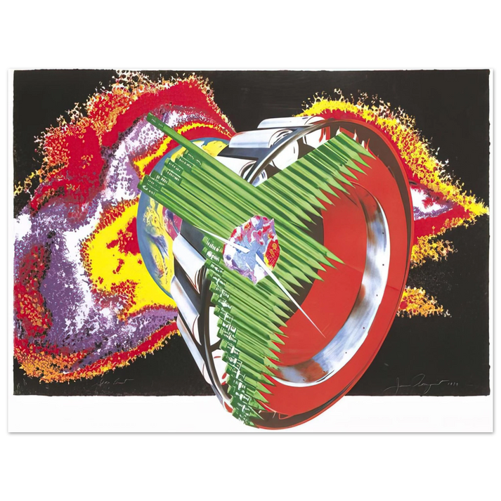James Rosenquist - Space Dust 75x100 cm / 30x40inches Fine Art Poster